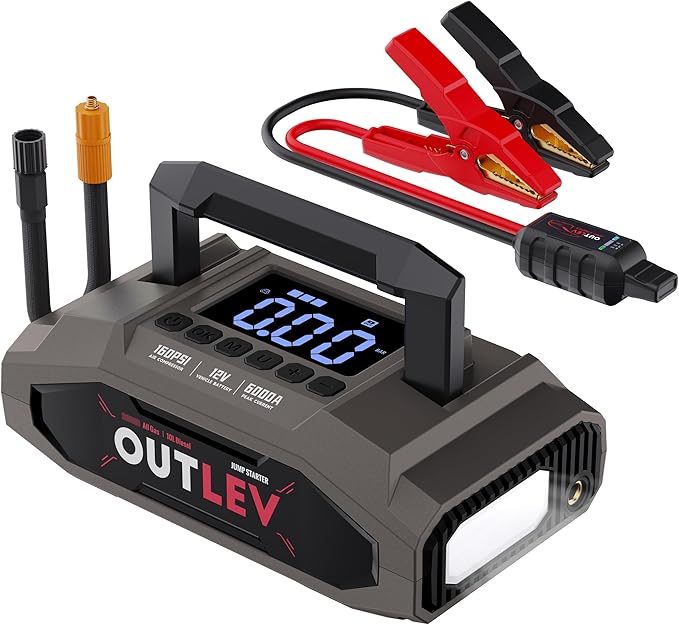 Jump Starter with Air Compressor by outlev