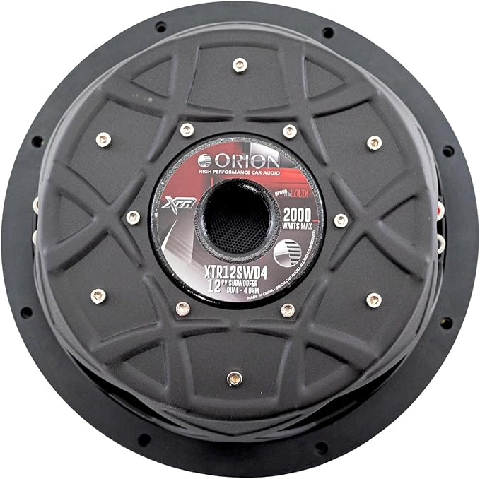 ORION XTR Series XTR12SWD4 Shallow Mount 12” Car Subwoofer, 2000W Max Power - Image 5
