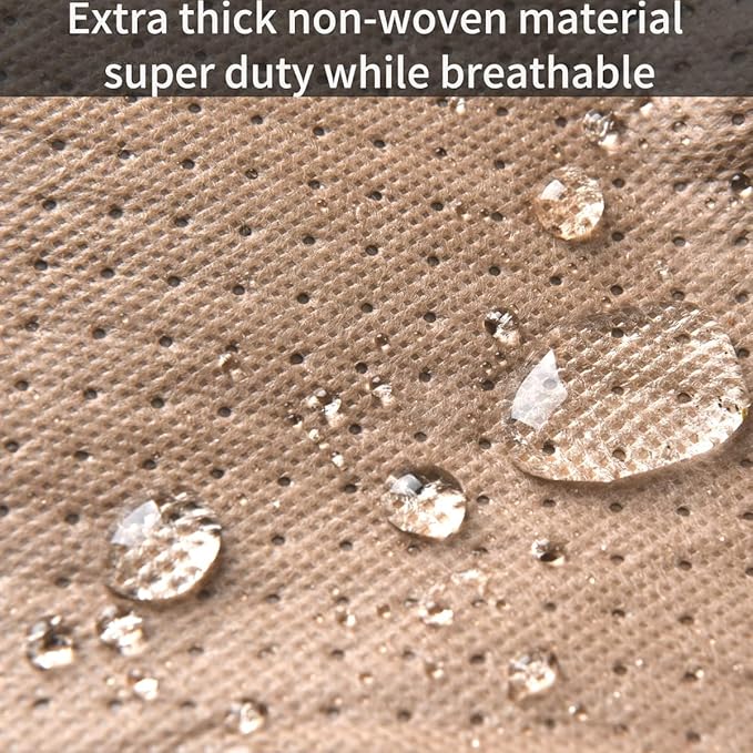 Tecoom Car Cover Waterproof All Weather Thick Shell Non-Woven Outdoor Full Cover - Image 6