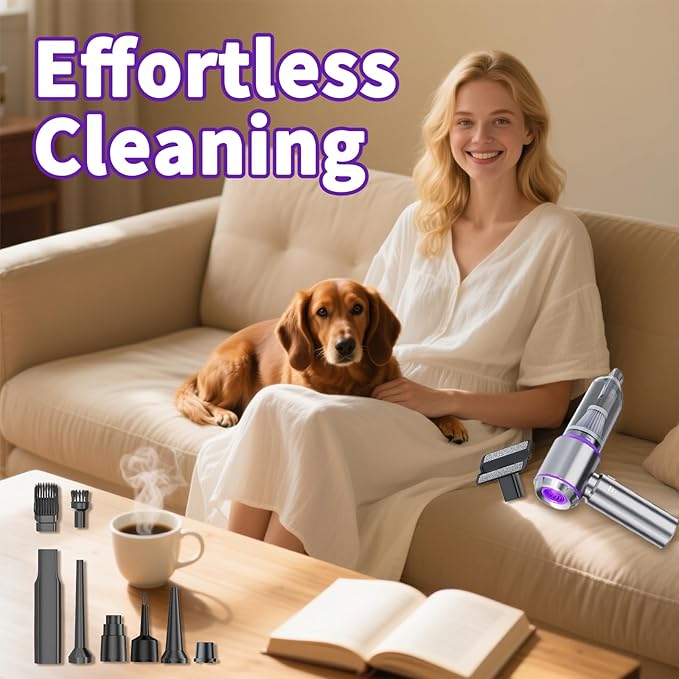 Handheld Car Vacuum Cleaner Cordless, 21000Pa High Power Hand Held 3-Speed - Image 6