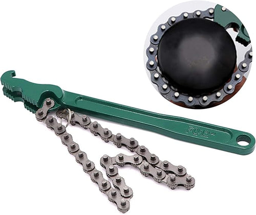 12 Inch Heavy Duty Reversible Chain Spanner Fits 1.5" to 6" Diameter Oil Filter - Image 2