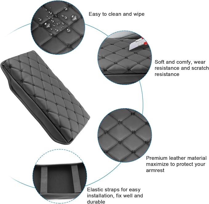 SXCY for 2023 2024 2025 Toyota Crown Signia Armrest Cover Pad for Toyota Crown - Image 6