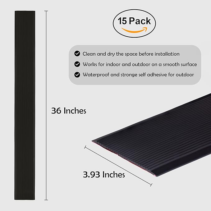 Rubber Bond 4x36in Anti Slip Stair Treads - Image 3