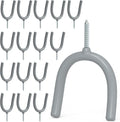 POETISKE Screw in U Utility Hooks Wall Mount Garage Storage Organizer Hanger by UNP