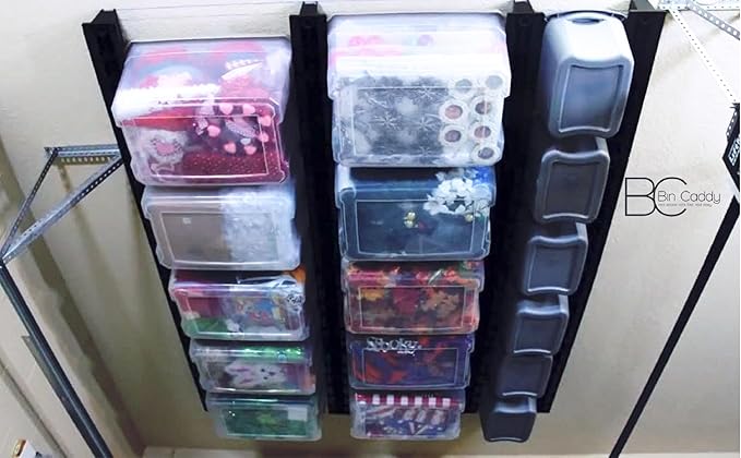 Overhead, Space-Saving Storage Tote Organizational Solution - Image 4