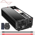 2000W Pure Sine Wave dc to ac Inverter Remote Switch DC 24V to AC 120V 60HZ by XIJIA