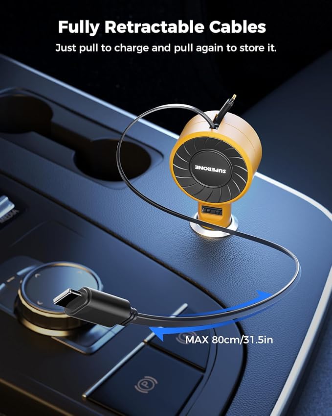 SUPERONE 3-in-1 Car Charger - Image 6