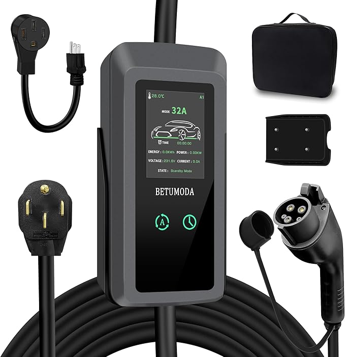 Level 2 EV Charger, 32 Amp, Portable Charger by BETUMODAEVCharger