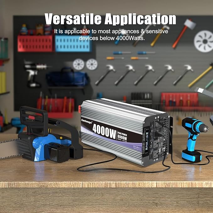 4000 Watt Power Inverter, Car Inverter 24V DC to 110V/120V AC Converter - Image 6
