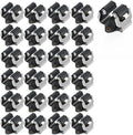 3-H Mop and Broom Holder Wall Mount 25 Pack, Broom Hanger Wall Mount by 3-H