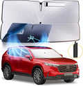 Windshield Sun Shade Umbrella: for Honda CRV 2023 2024 2025-4-Layers Thickened by HIMUMOY