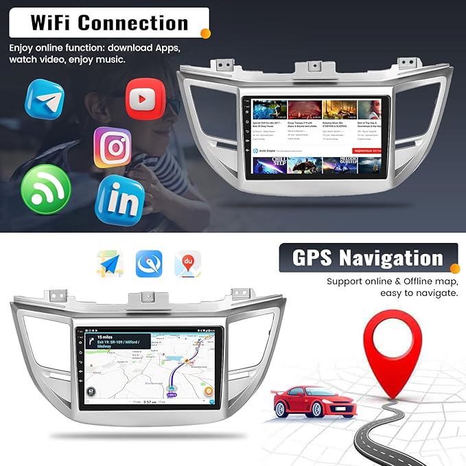 2G+32G 9 Inch Android Car Stereo - Image 6