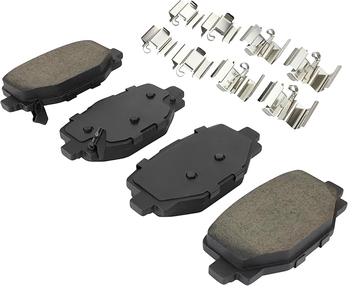 Premium Ceramic Rear Brake Pads Compatible - Image 2
