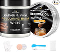 Leather Repair Kit Recoloring Balm Cleaner Conditioner Waterproof Beeswax Oil by SHABEIBEI