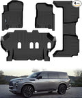 for Nissan Armada/Infiniti QX80 2019-2024 Floor Mats, Only Fit by ICYHAWS