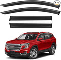 Window Visors Rain Guards Shield by YQAUTEC