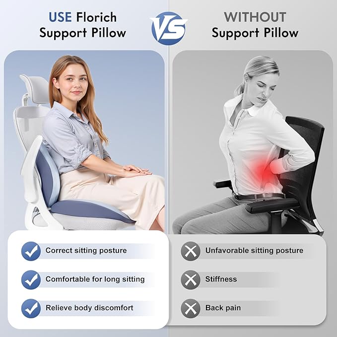 FLORICH Seat Cushion and Lumbar Support Pillow - Image 5