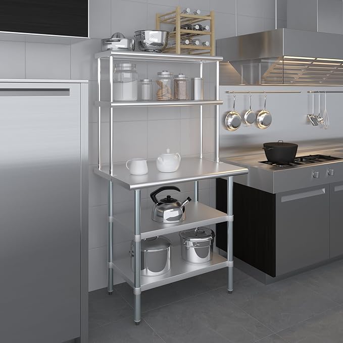 AmGood Stainless Steel Work Table - Image 8