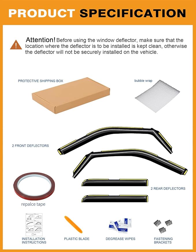 in-Channel Window Rain Guards Fit - Image 7
