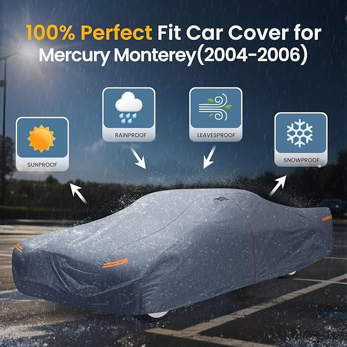 Waterproof Mercury Monterey Car Cover - Image 3