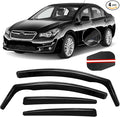 in Channel Auto Rain Guards Fit by CHYKORLA
