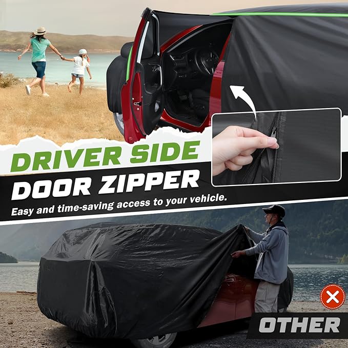 Mixsuper Liner Car Cover for Kia Telluride 2020-2026, 7 Layers Waterproof Car - Image 3