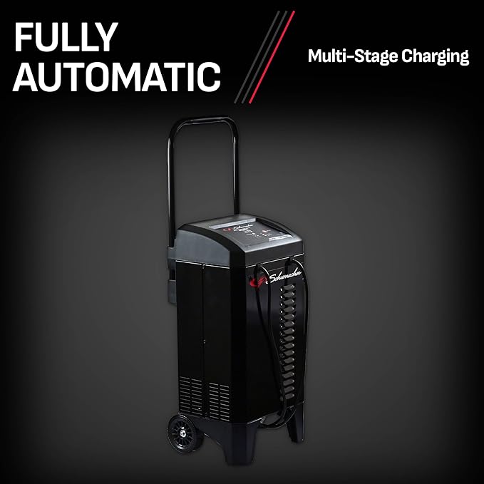 Schumacher Electric 4-in-1 Wheeled Battery Charger, Maintainer, and Engine - Image 4