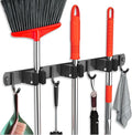 Mop and Broom Holder Wall Mount, Upgraded Broom Hanger Wall Mount, Stainless by FODARSAI