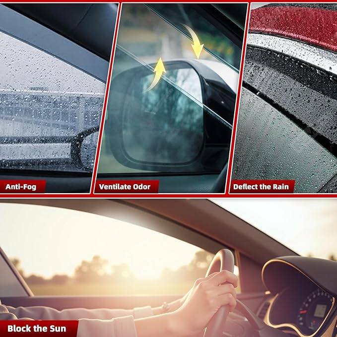 in Channel Rain Guards Fit for Buick Encore 2013-2023/Chevrolet Trax 2014 2015 - Image 5