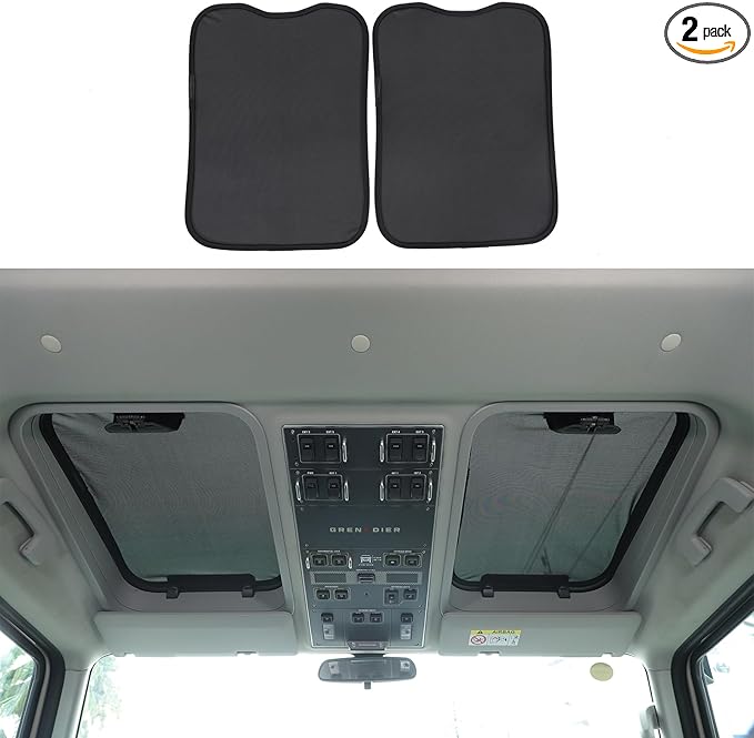 Compatible with INEOS Grenadier 2020-2024 Car Sunroof Sun Shade, Foldable by Tumukiw
