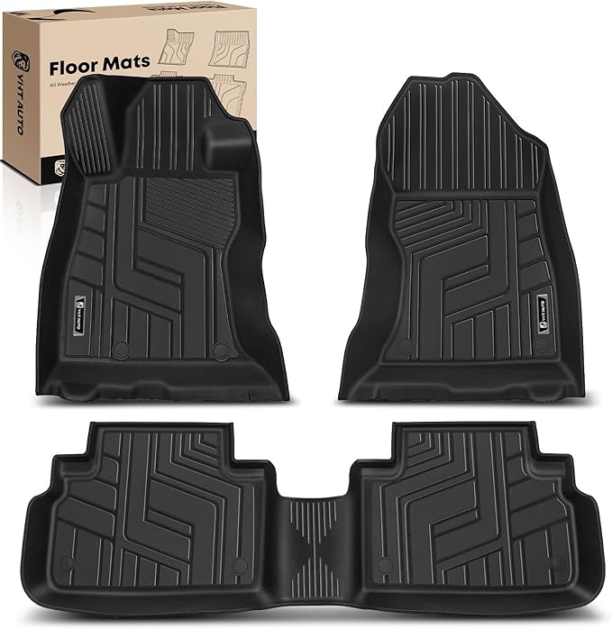 YHTAUTO Floor Mats Fit 2019-2024 Subaru Forester, TPE All Weather Floor Liner by YHTAUTO