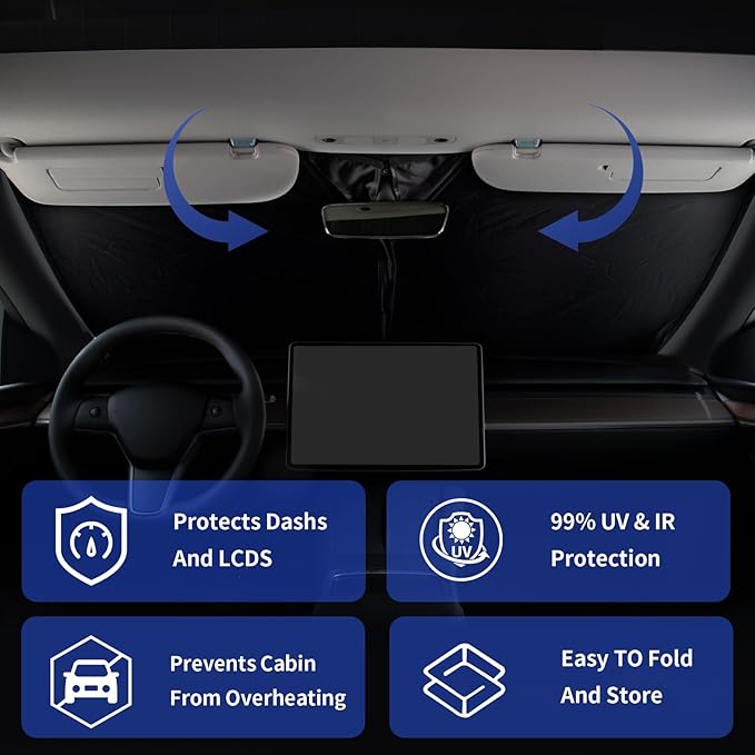 Custom Fit Tundra 2021 Windshield Sun Shade Window Sunshade - Image 6