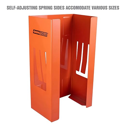 OEMTOOLS 23126 Orange Magnetic Glove Dispenser, Disposable Gloves Box Holder - Image 2