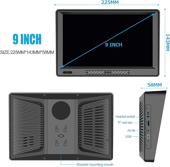 GPS Navigator for Car, Latest 2025 Map, 9 inch Touch Screen Real Voice Spoken - Image 6