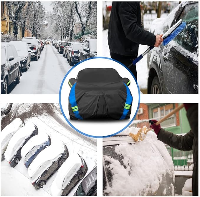 Avecrew Car Cover Custom Fit for Toyota RAV4, Waterproof All Weather Full - Image 3