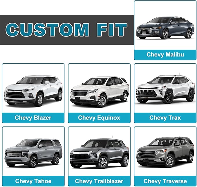 GIANT PANDA Fit Chevy Equinox Trax Malibu Blazer Trailblazer Traverse Tahoe - Image 3