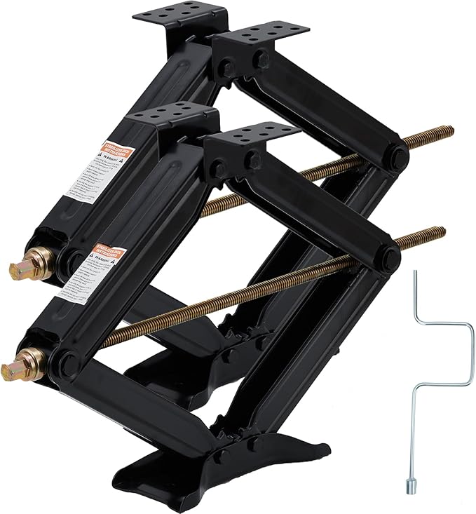 Garvee 24" RV Scissor Jack - 7500lb Heavy Duty Leveling Stabilizer by Garvee