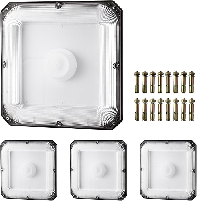 VEVOR 4 Pack LED Canopy Lights, 8800LM 5000K Daylight Commercial Industrial - Image 10