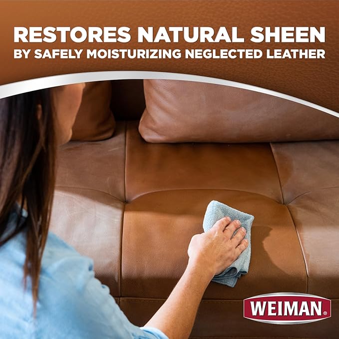 Weiman 3 in 1 Deep Leather Cleaner & Conditioner Cream - Image 3