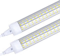 4FT LED Shop Light Fixture, 72W 6000K Cold White 9500LM Super Bright T8 by DOUYIDOUBEST-LEDLIGHTING
