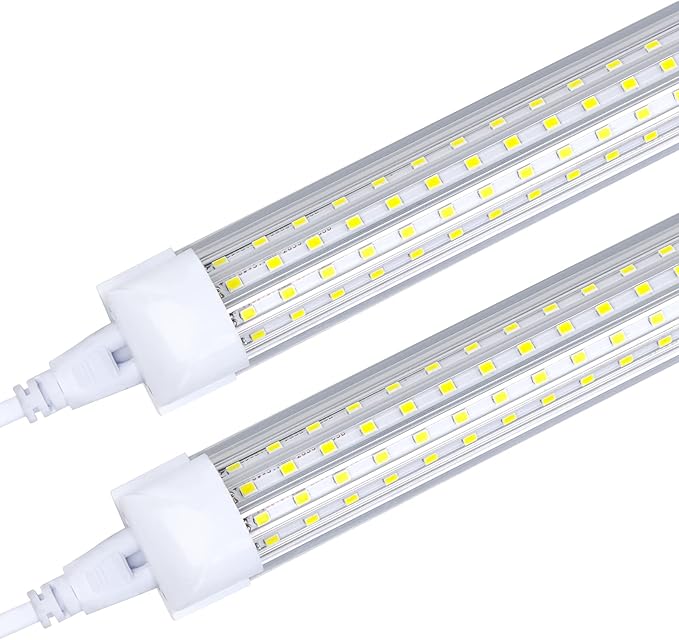 4FT LED Shop Light Fixture, 72W 6000K Cold White 9500LM Super Bright T8 by DOUYIDOUBEST-LEDLIGHTING