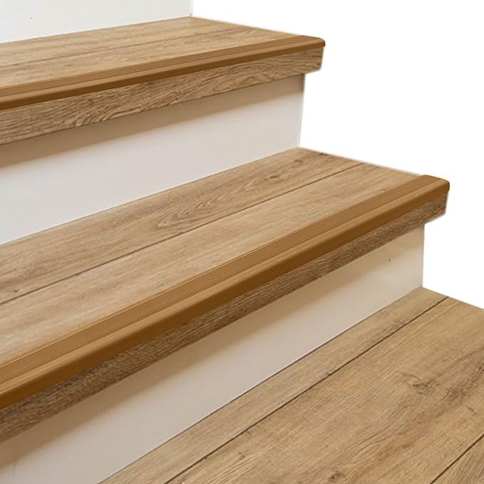 Rubber Bond Stair Edge Protector 36x2x1 inch Anti-Slip Stair Corner Trim Rubber - Image 4