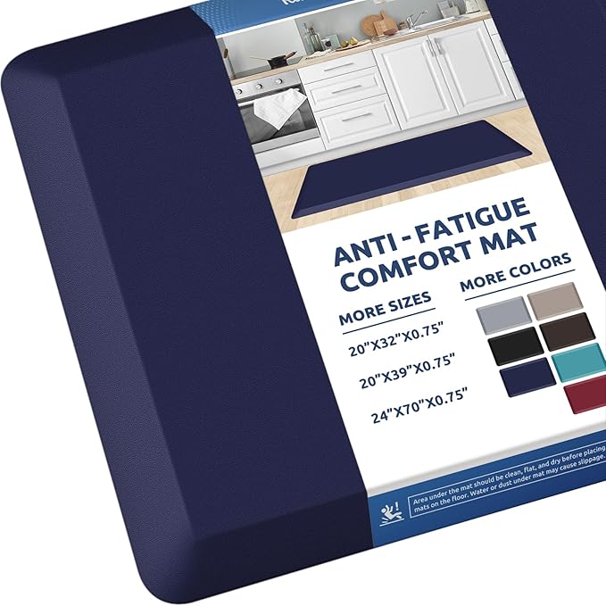 KitchenClouds Kitchen Mat Cushioned Anti Fatigue Rug 20"x39" Waterproof by KitchenClouds