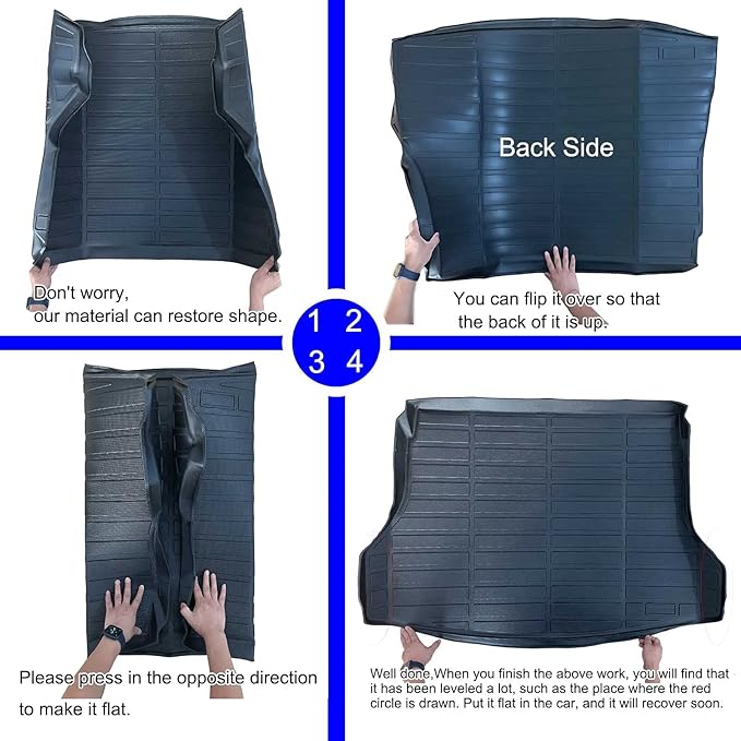 KELCSEECS Cargo Liner Custom for 2022 2023 2024 Hyundai Ioniq 5 & Ioniq 5 N - Image 7