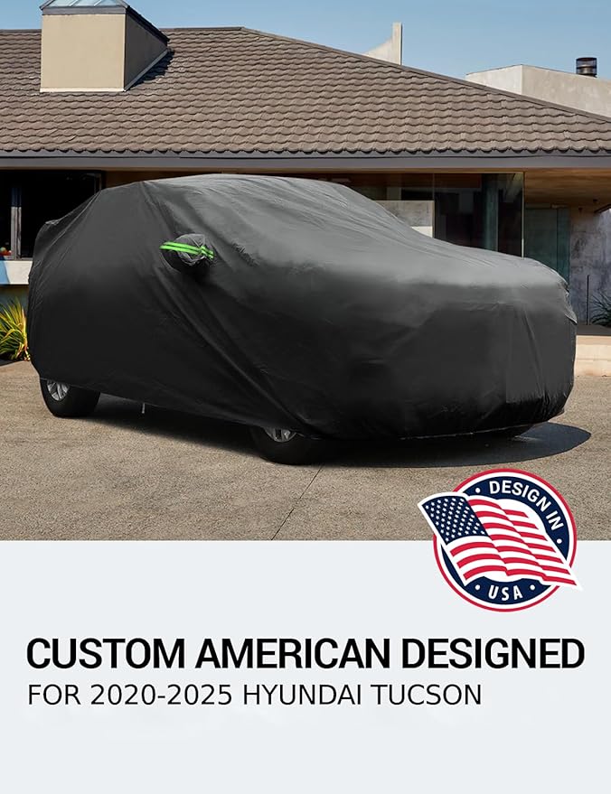Proadsy 2025 Upgrade Car Cover for Hyundai Tucson 2020-2024 2025, Waterproof - Image 2