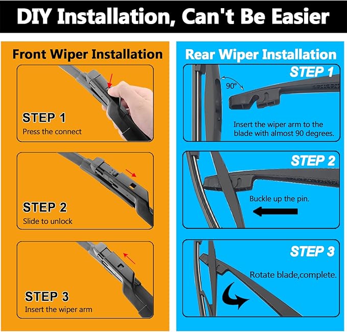 AUTOBOO 26"+16" Windshield Wipers - Image 6