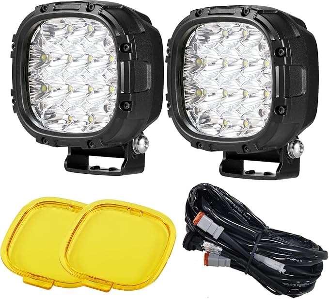 BIGLION.X 4 Inch Pair 160W Round LED Offroad Lights Super Bright Driving by BIGLIONX