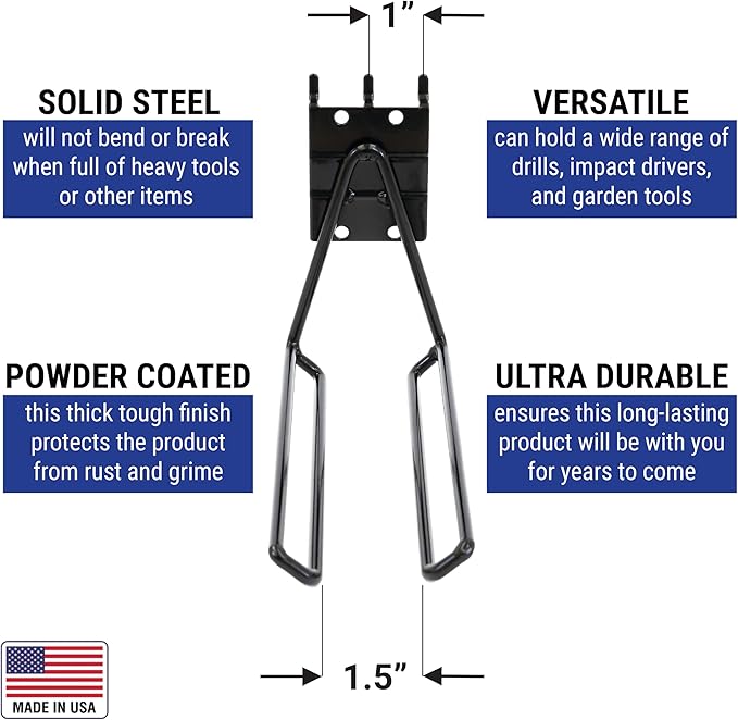Victory Display Heavy Duty Garage Hooks | Garage Organization Hooks - Image 6