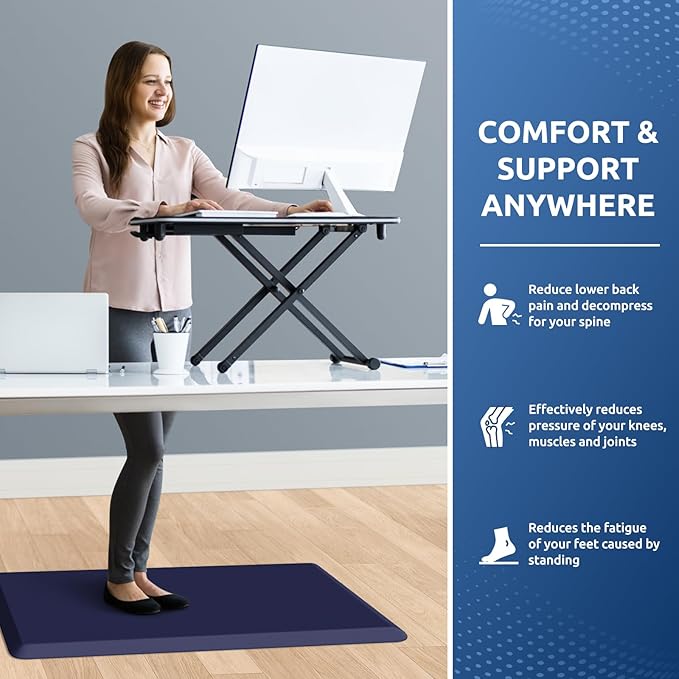 KitchenClouds Kitchen Mat Cushioned Anti Fatigue Rug 20"x32" Waterproof - Image 4