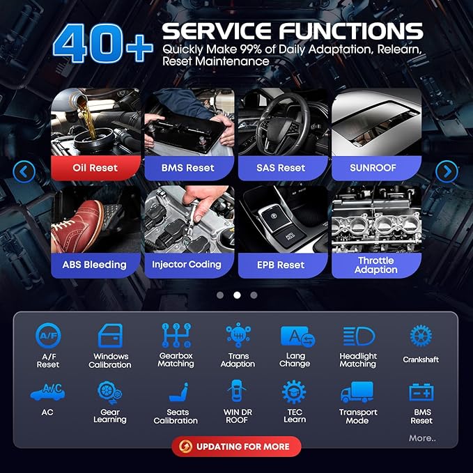 Autel Scanner MaxiCOM MK900BT: 2025 8in MK900-BT Bidirectional Scan Tool - Image 4